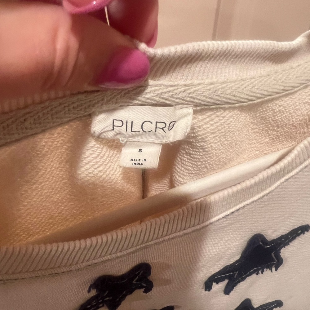 Pilcro Star Patch Oversized Sweatshirt - Picture 5 of 5